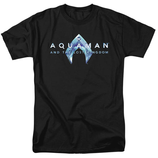 Aquaman And The Lost Kingdom Logo Mens T Shirt Black Officially Licensed
