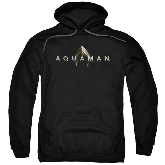 Aquaman Movie Logo Mens Hoodie Black Officially Licensed