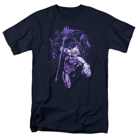 Aquaman Movie Evil Doers Mens T Shirt Navy Officially Licensed