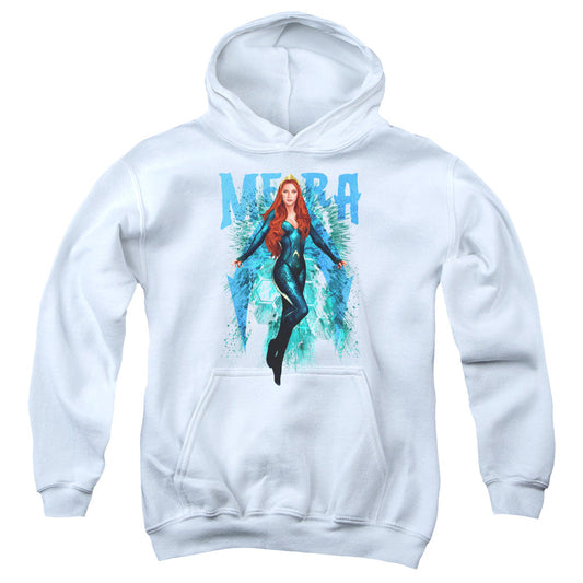 Aquaman Movie Mera Kids Youth Hoodie White Officially Licensed