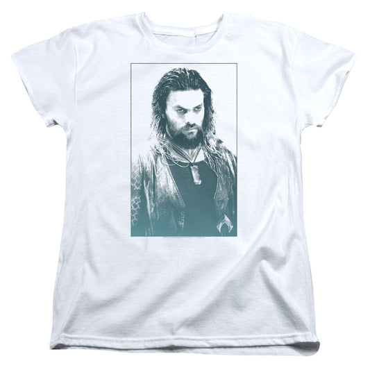 Aquaman Movie Salt Of The Sea Womens T Shirt White Officially Licensed
