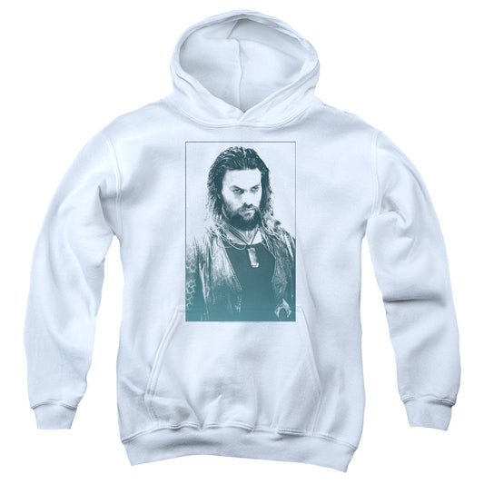 Aquaman Movie Salt Of The Sea Kids Youth Hoodie White Officially Licensed
