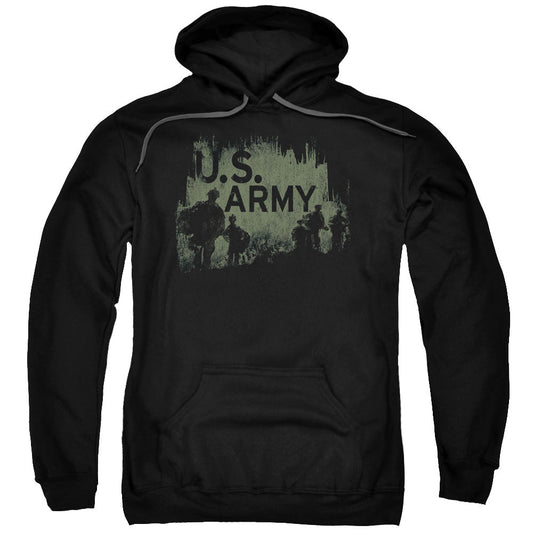 Army Soldiers Mens Hoodie Black Officially Licensed