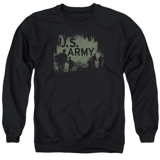 Army Soldiers Mens Crewneck Sweatshirt Black