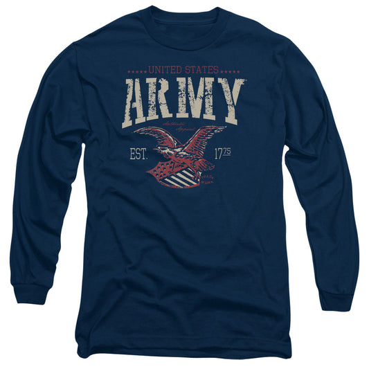 Army Arch Mens Long Sleeve Shirt Navy Officially Licensed