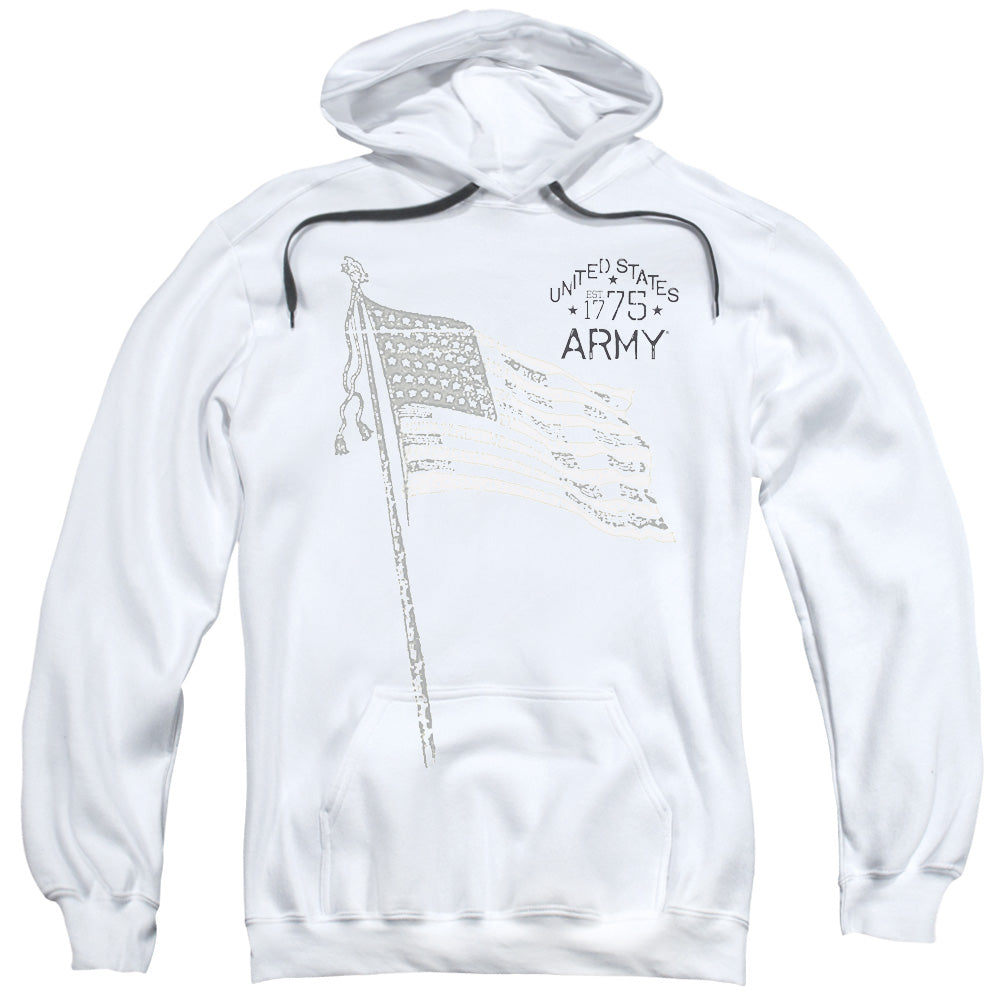 Army Tristar Mens Hoodie White Officially Licensed