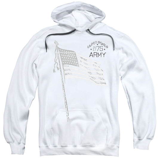 Army Tristar Mens Hoodie White Officially Licensed