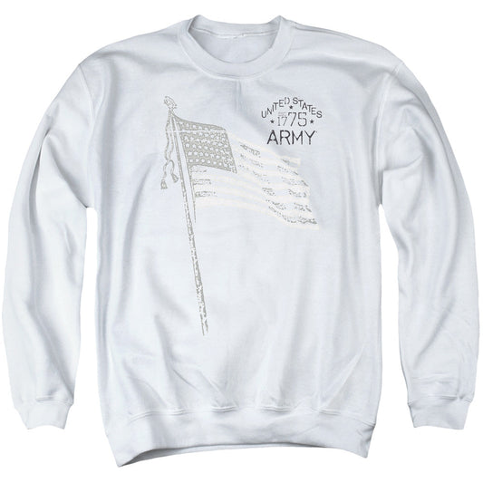 Army Tristar Mens Crewneck Sweatshirt White