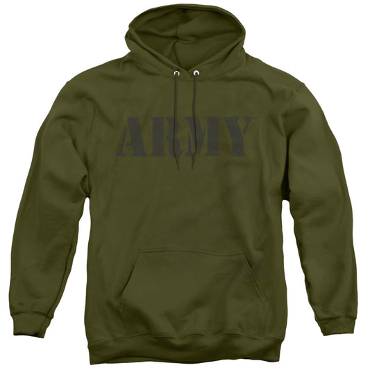 Army Army Mens Hoodie Military Green Officially Licensed