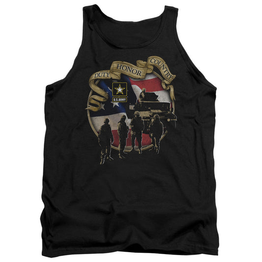 Army Duty Honor Country Mens Tank Top Shirt Black Officially Licensed