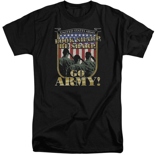 Army Go Army Mens Tall T Shirt Black Officially Licensed