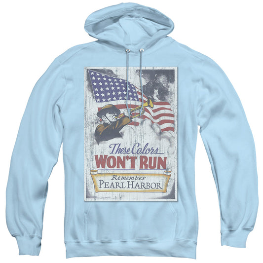 Army Pearl Harbor Mens Hoodie Light Blue Officially Licensed