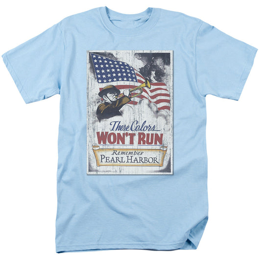 Army Pearl Harbor Mens T Shirt Light Blue Officially Licensed