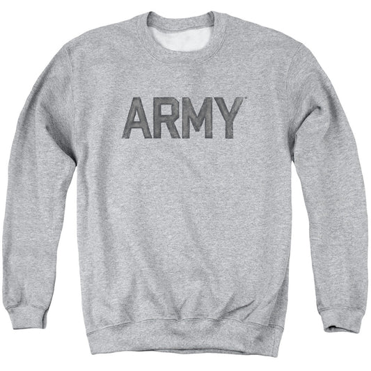 Army Star Mens Crewneck Sweatshirt Athletic Heather