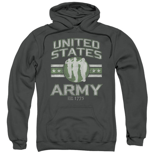 Army United States Army Mens Hoodie Charcoal Officially Licensed