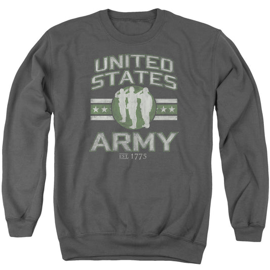Army United States Army Mens Crewneck Sweatshirt Charcoal