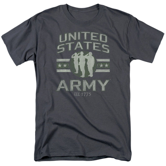 Army United States Army Mens T Shirt Charcoal Officially Licensed