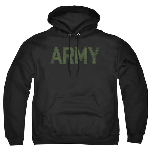 Army Type Mens Hoodie Black Officially Licensed