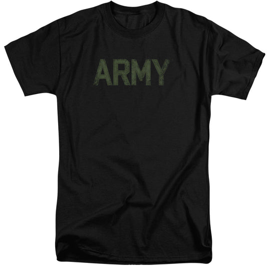 Army Type Mens Tall T Shirt Black Officially Licensed