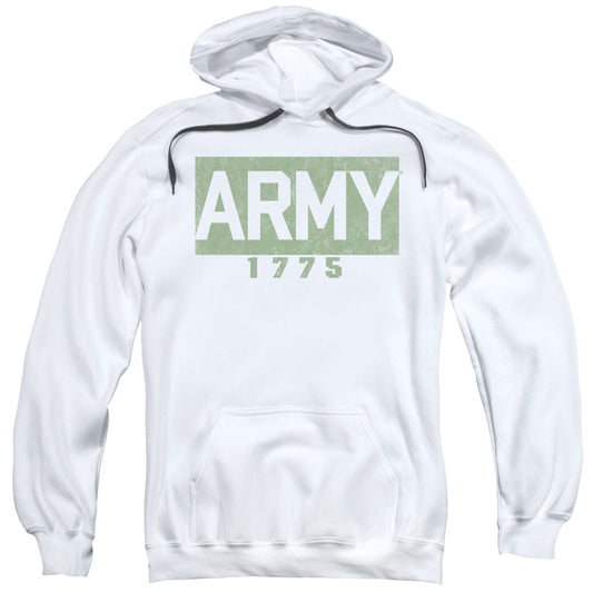 Army Block Mens Hoodie White Officially Licensed