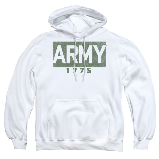 Army Block Mens Hoodie White Officially Licensed