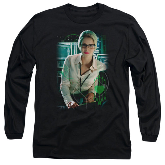 Arrow Felicity Oak Mens Long Sleeve Shirt Black Officially Licensed