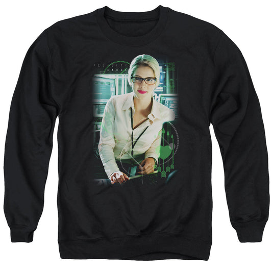 Arrow Felicity Smoak Mens Crewneck Sweatshirt Black