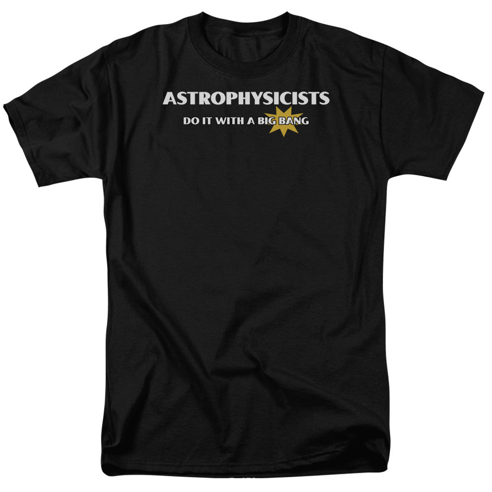 Astrophysicists Do It Mens T Shirt Black Officially Licensed