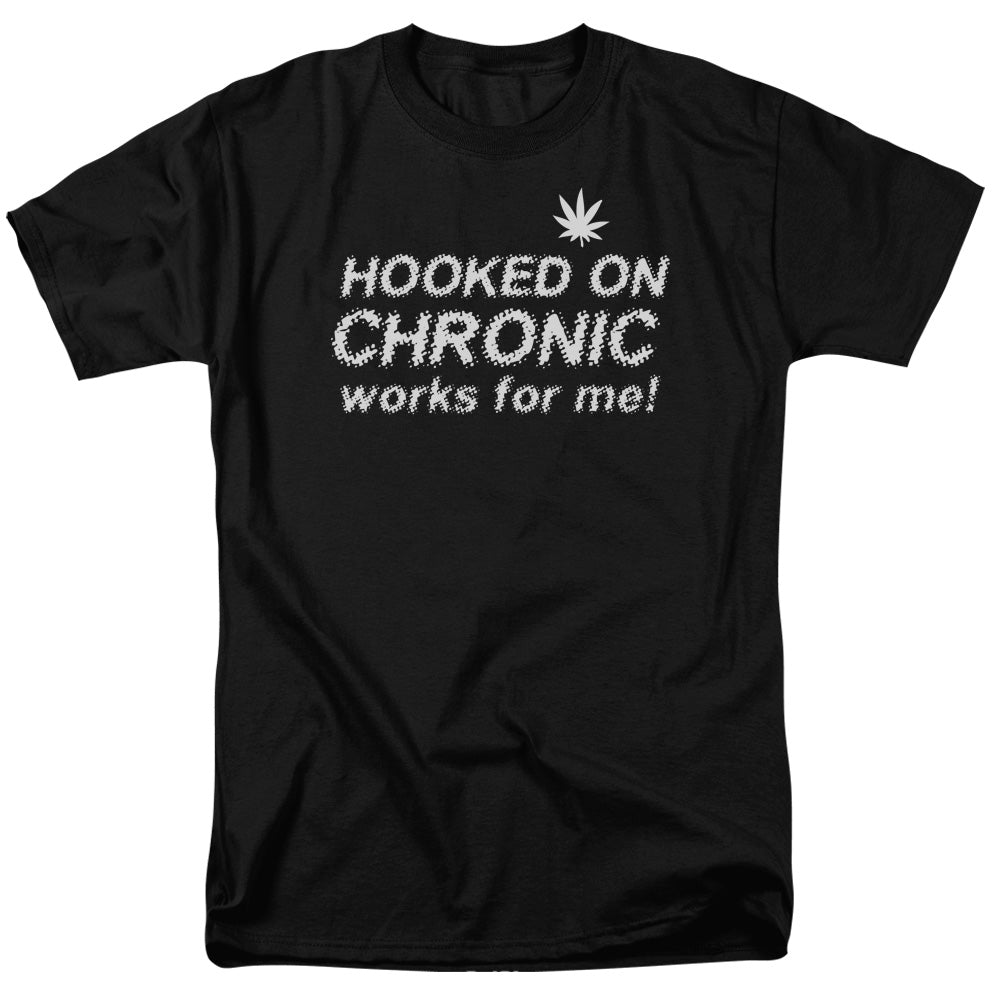 Hooked On Chronic Mens T Shirt Black Officially Licensed