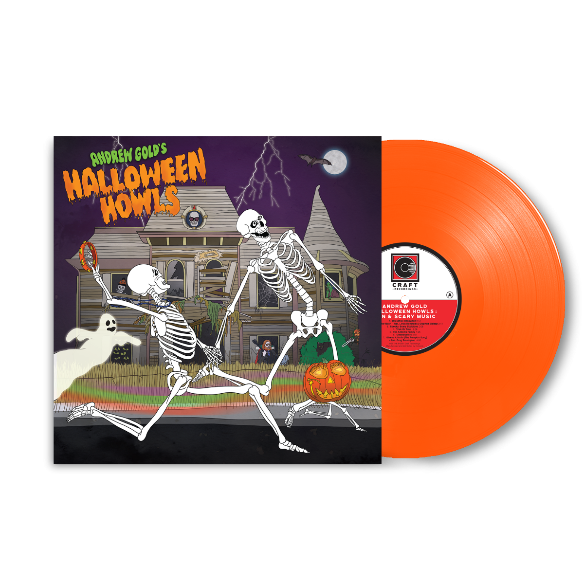 Halloween Howls: Fun & Scary Music (Limited Edition, Colored Vinyl, Orange) [Vinyl]