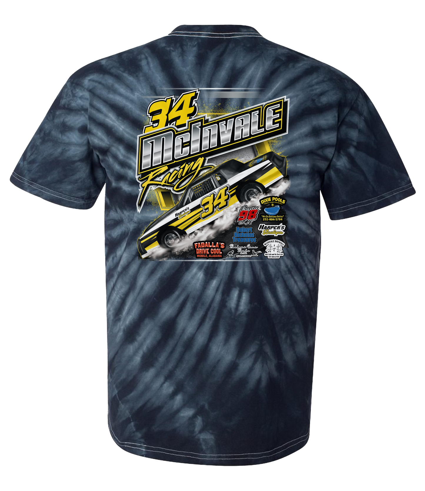 McInvale Racing Tie Dye T-Shirts