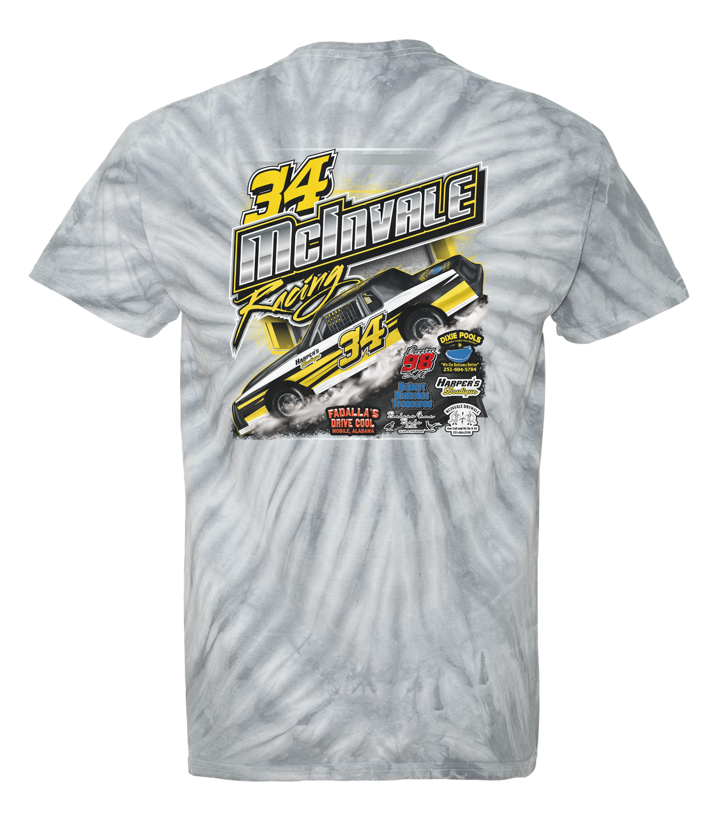 McInvale Racing Tie Dye T-Shirts
