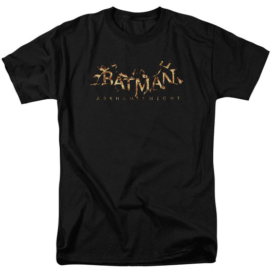 Batman Arkham Knight Ak Flame Logo Mens T Shirt Black Officially Licensed