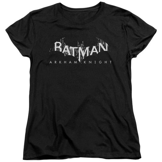 Batman Arkham Knight Ak Splinter Logo Womens T Shirt Black Officially Licensed