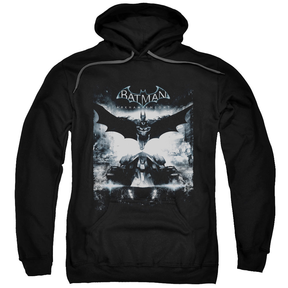 Batman Arkham Knight Forward Force Mens Hoodie Black Officially Licensed