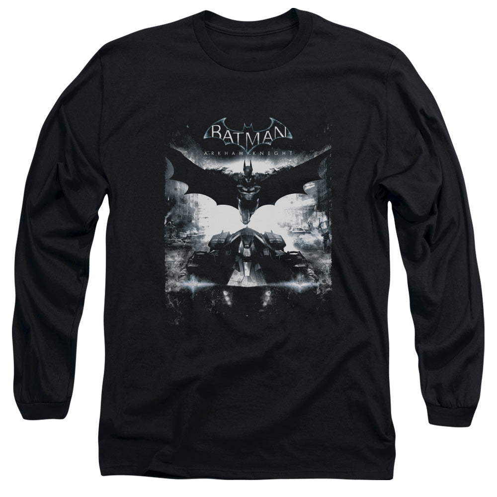 Batman Arkham Knight Forward Force Mens Long Sleeve Shirt Black Officially Licensed