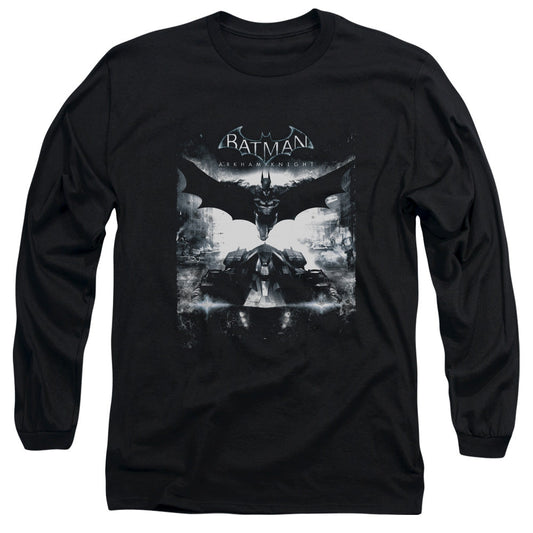 Batman Arkham Knight Forward Force Mens Long Sleeve Shirt Black Officially Licensed