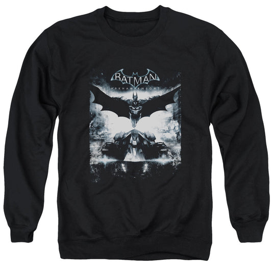 Batman Arkham Knight Forward Force Mens Crewneck Sweatshirt Black Officially Licensed