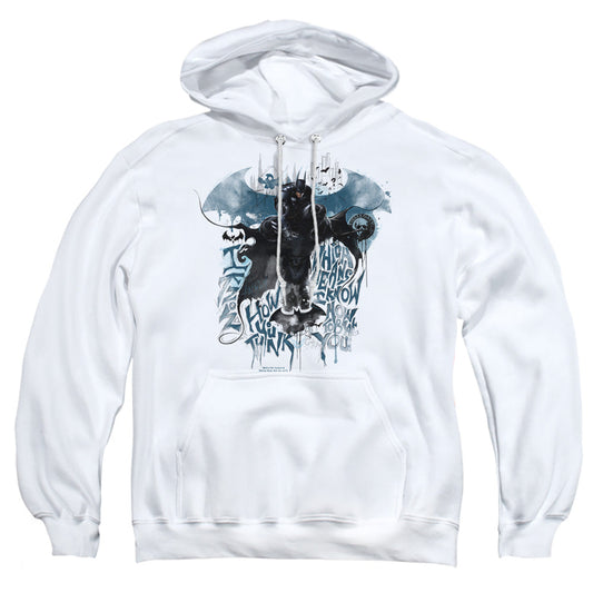 Batman Arkham Knight I Know Mens Hoodie White Officially Licensed