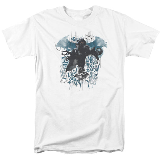 Batman Arkham Knight I Know Mens T Shirt White Officially Licensed