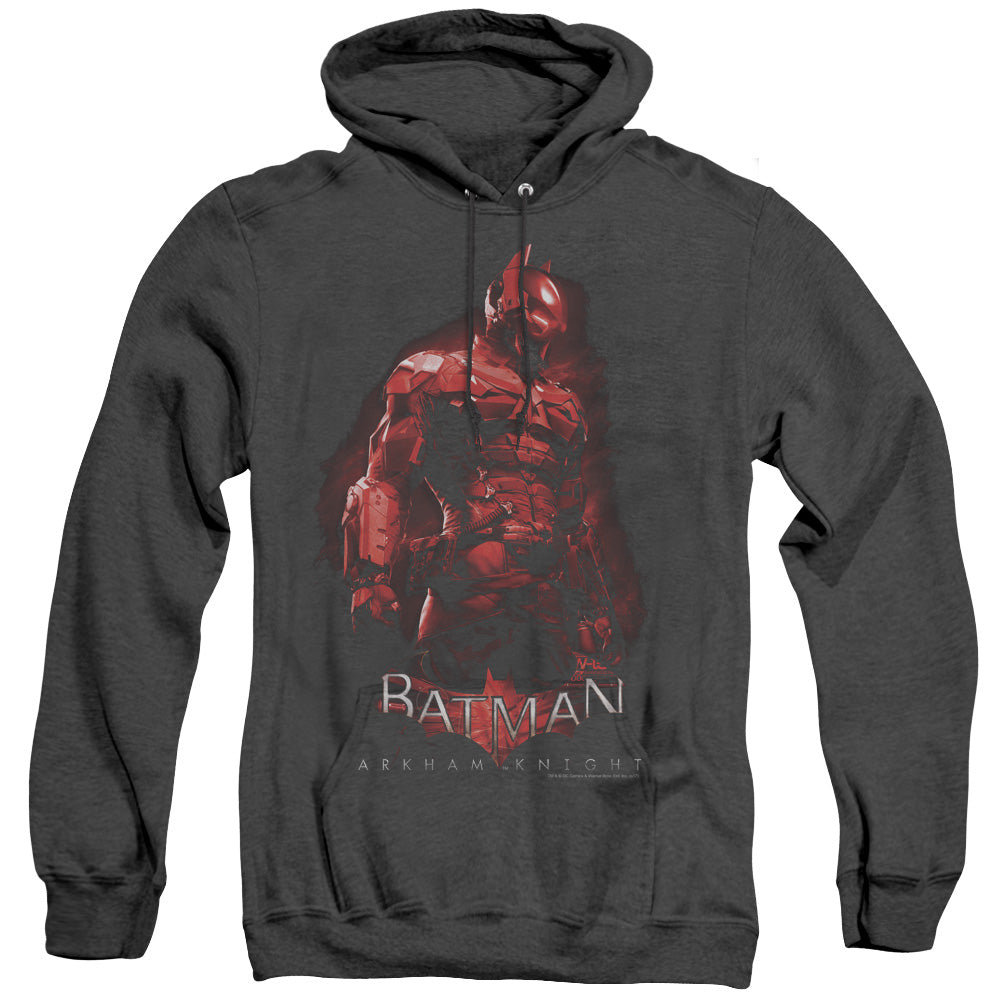 Batman Arkham Knight Knight Heather Mens Hoodie Black Officially Licensed