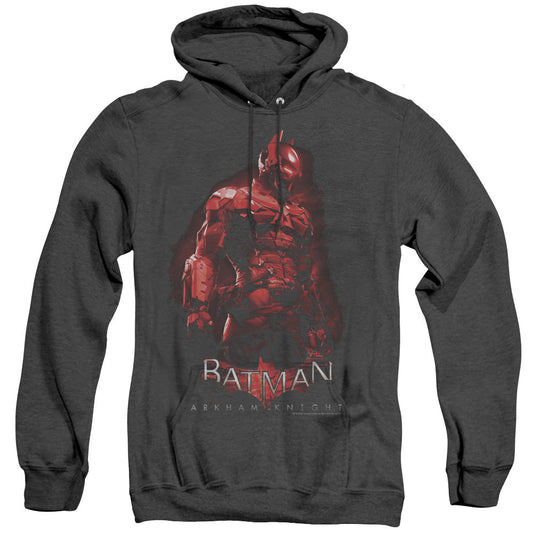 Batman Arkham Knight Knight Mens Heather Hoodie Black Officially Licensed