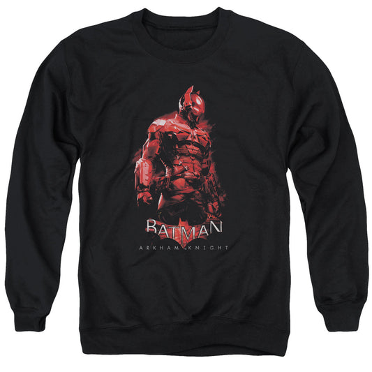 Batman Arkham Knight Knight Mens Crewneck Sweatshirt Black Officially Licensed
