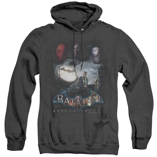Batman Arkham Knight Villain Storm Heather Mens Hoodie Black Officially Licensed