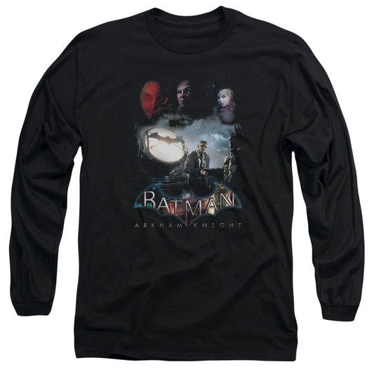 Batman Arkham Knight Villain Storm Mens Long Sleeve Shirt Black Officially Licensed