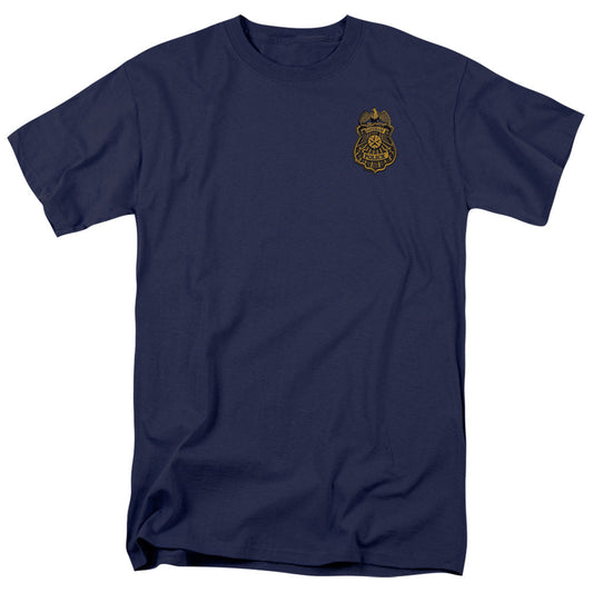 Batman Arkham Knight Gotham Badge Mens T Shirt Navy Officially Licensed