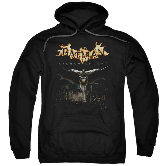 Batman Arkham Knight City Watch Mens Hoodie Black Officially Licensed