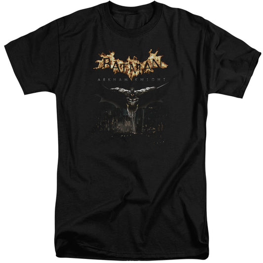Batman Arkham Knight City Watch Mens Tall T Shirt Black Officially Licensed