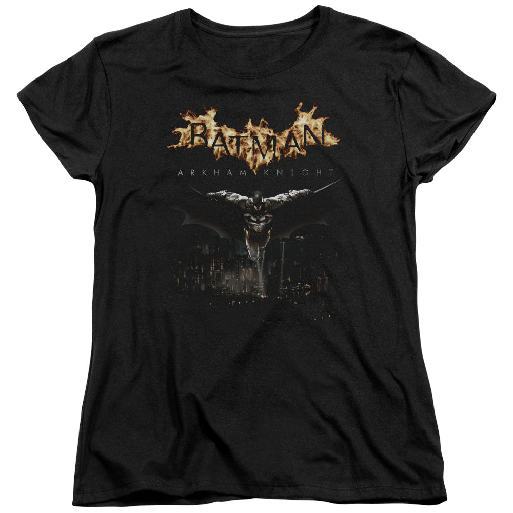 Batman Arkham Knight City Watch Womens T Shirt Black Officially Licensed