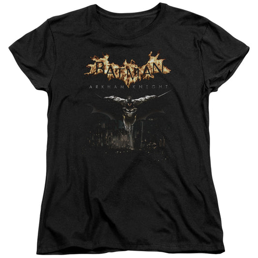 Batman Arkham Knight City Watch Womens T Shirt Black Officially Licensed